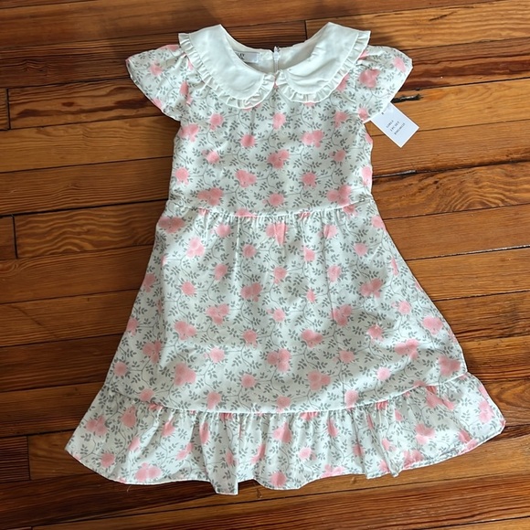 Badgley Mischka 2-Piece Set Floral Kids Dress with Matching Cardigan - NWT - 5 - Picture 2 of 10
